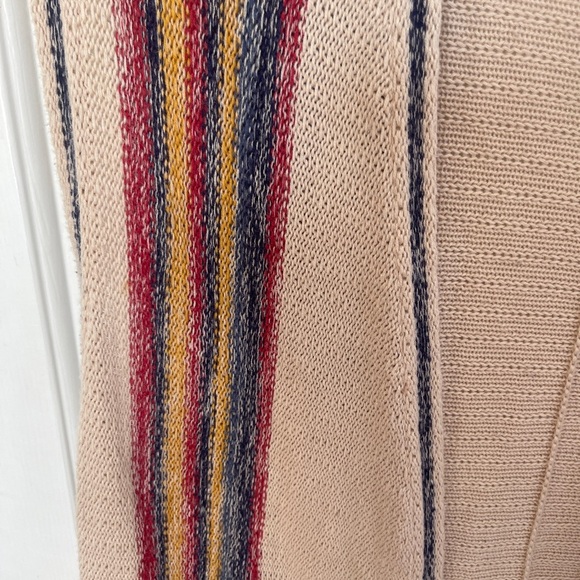 Curations Caravan Sweater Knit Vest Oatmeal Xl Boho Beachy Lagenlook - Picture 5 of 9